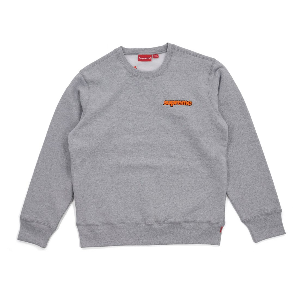 Supreme Connect Crewneck Sweatshirt - Heather Grey - Used