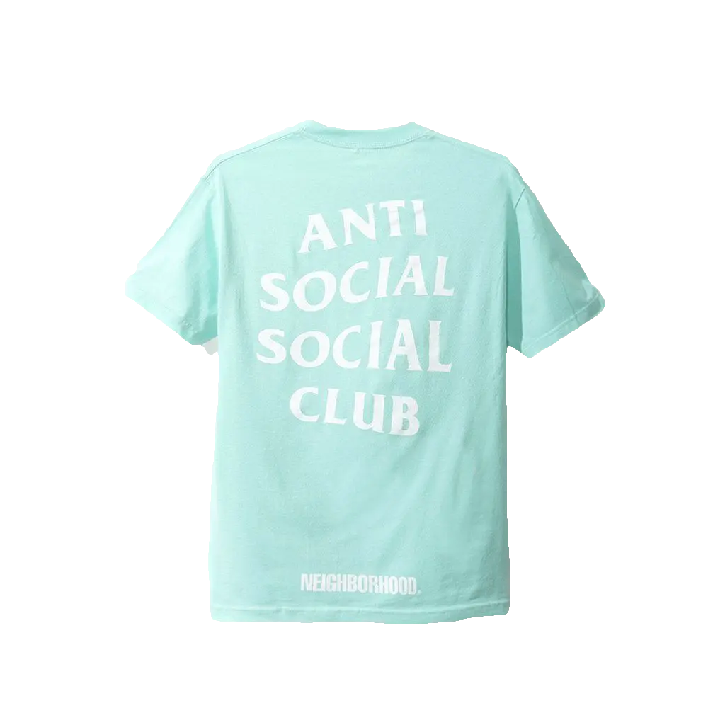 Anti Social Social Club x Neighborhood 911 Tee - Teal Anti Social Social Club