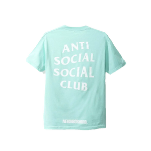 Anti Social Social Club x Neighborhood 911 Tee - Teal Anti Social Social Club