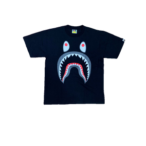 A Bathing Ape Shark PONR Tee - Black