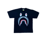 A Bathing Ape Shark PONR Tee - Black