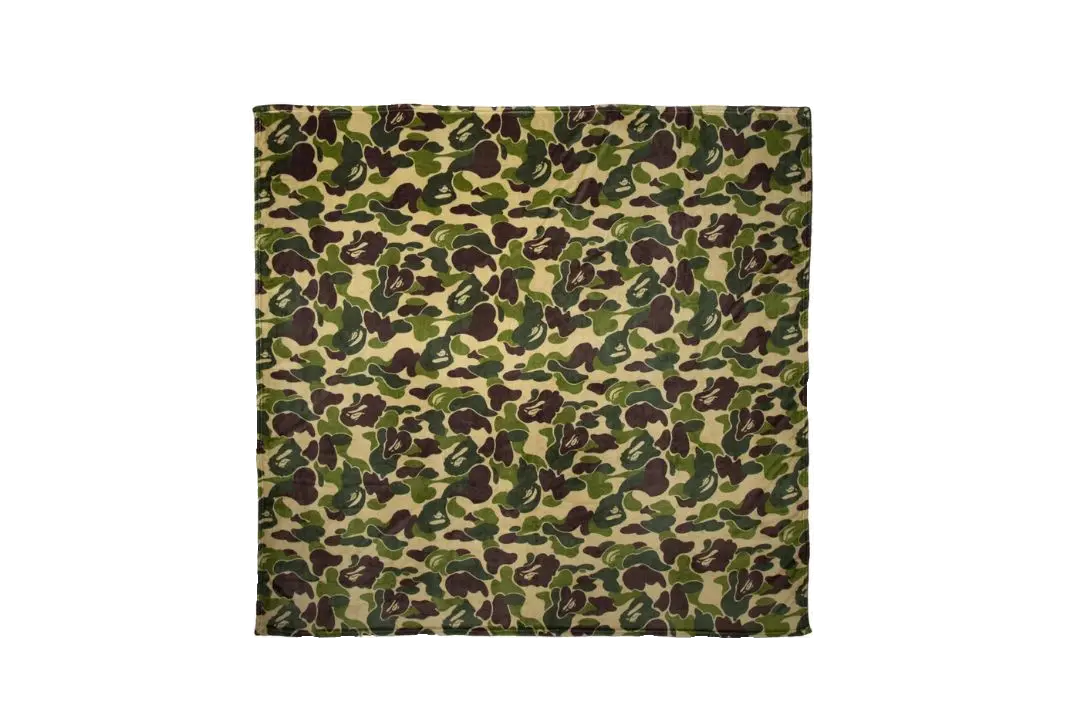 A Bathing Ape ABC Camo Blanket - Green Bape