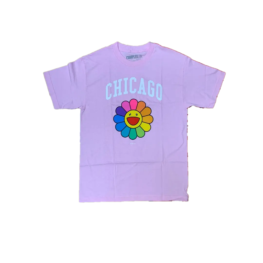 Takashi Murakami MCA Chicago Flower Shirt - Pink Takashi Murakami