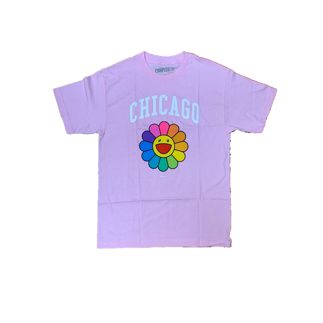 Takashi Murakami MCA Chicago Flower Shirt - Pink