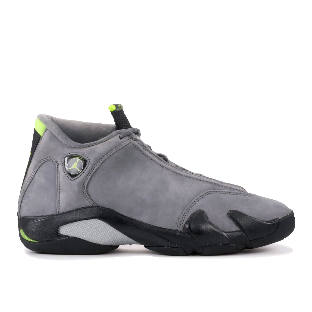 Air Jordan 14 Retro - Light Graphite/Chartreuse - Used