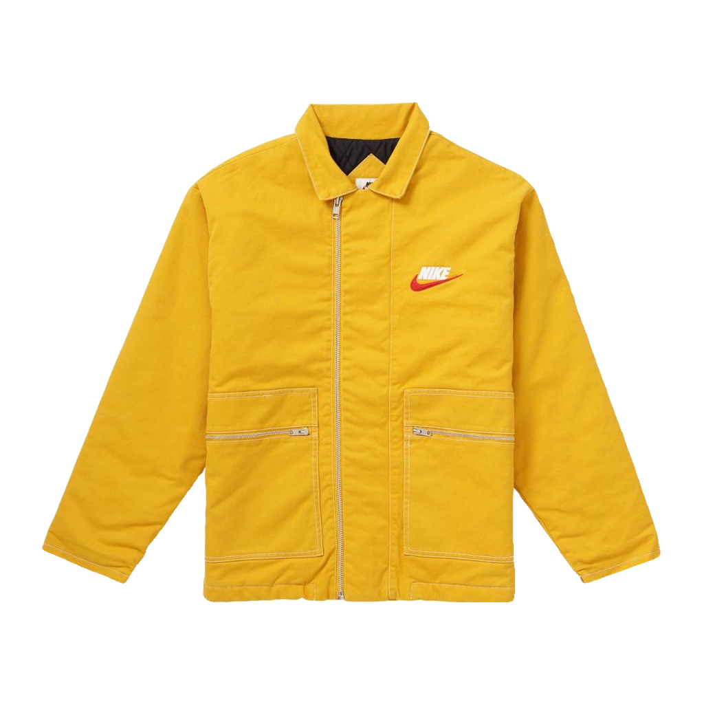 Supreme/Nike Double Zip Quilted Jacket - Mustard