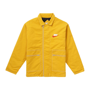 Supreme/Nike Double Zip Quilted Jacket - Mustard