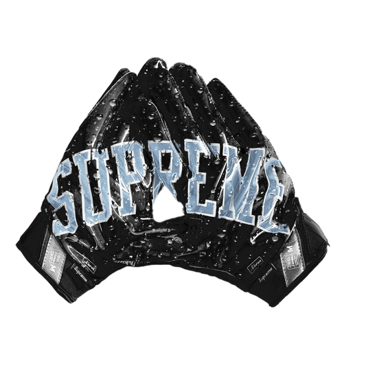Supreme x Nike Vapor Jet 4.0 Football Gloves - Black