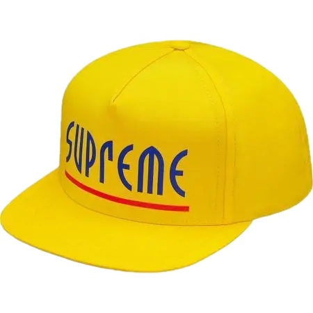 Supreme Riot 5 Panel Cap - Yellow - Used Supreme