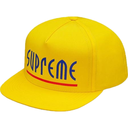 Supreme Riot 5 Panel Cap - Yellow - Used
