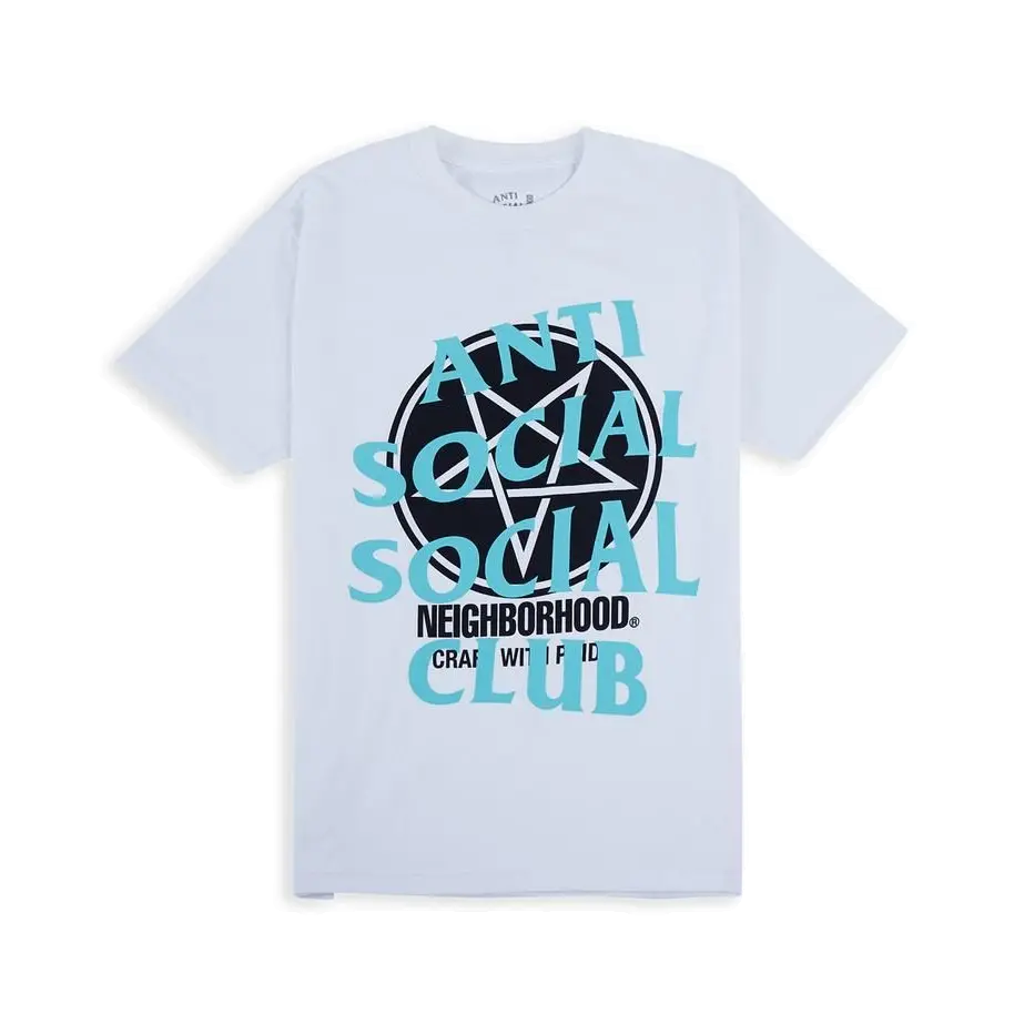 ASSC x Neighborhood Tee - White - Used Anti Social Social Club