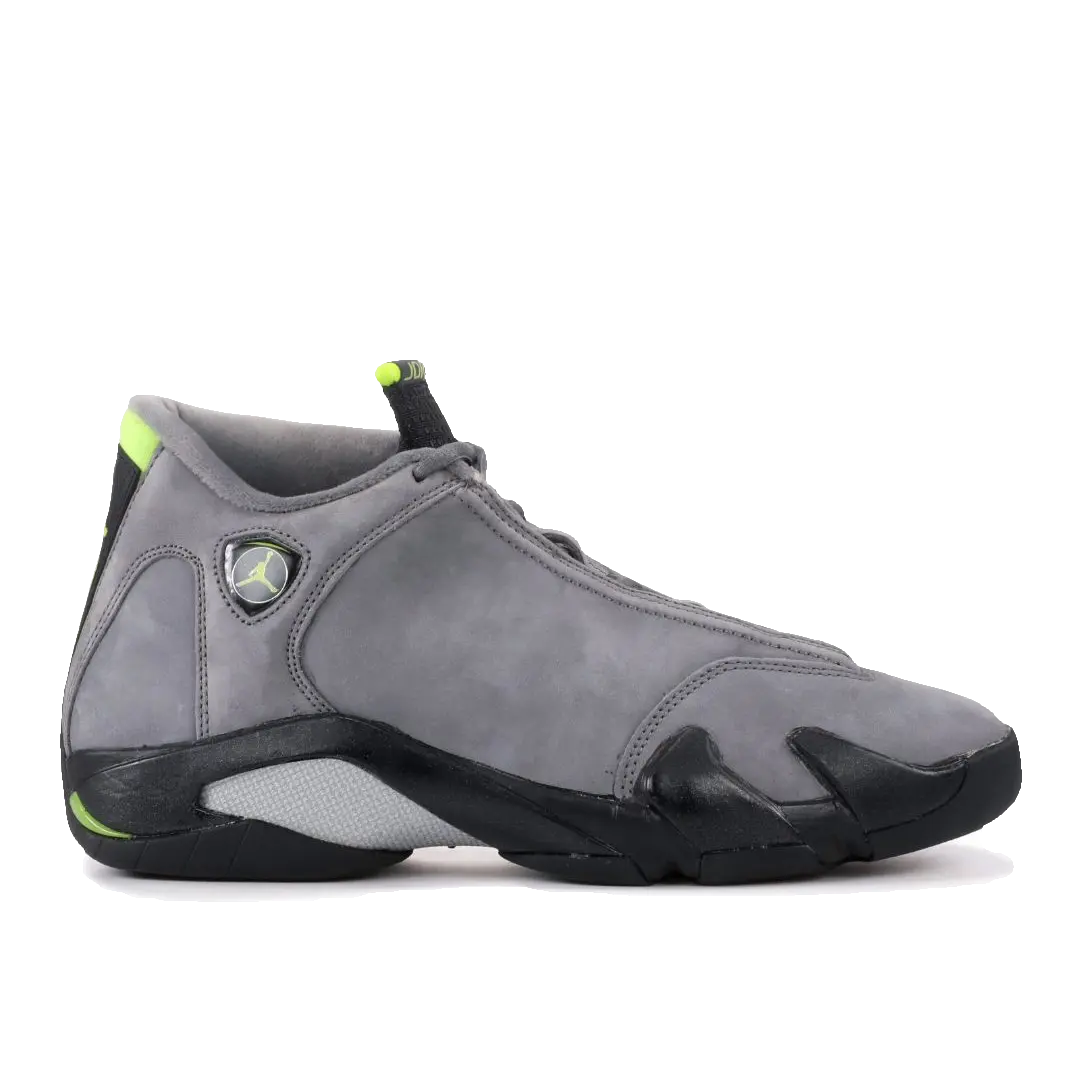 Air Jordan 14 Retro - Light Graphite/Chartreuse Air Jordan