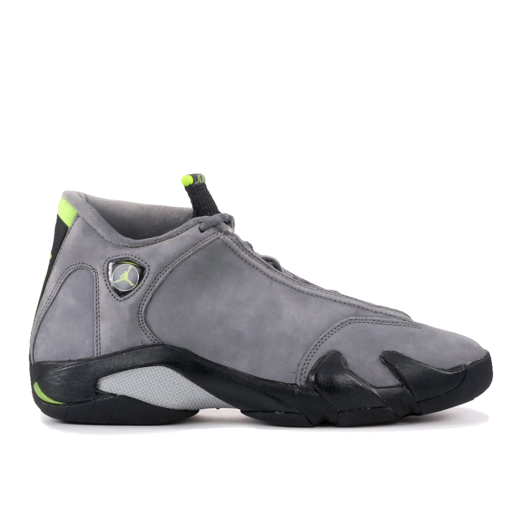 Air Jordan 14 Retro - Light Graphite/Chartreuse