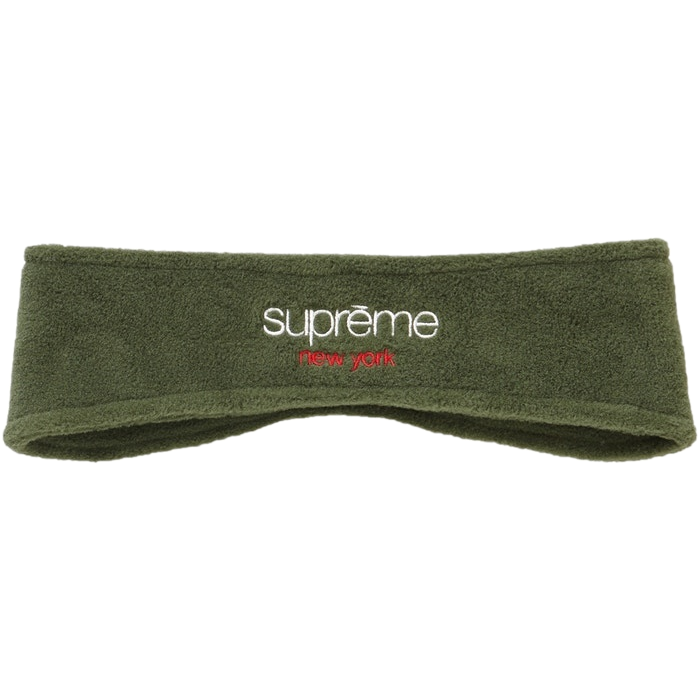 Supreme Polartec Headband - Dark Green