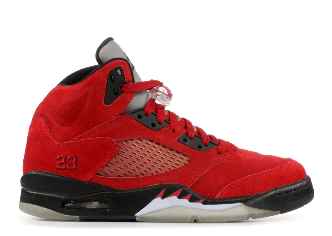 Air Jordan 5 Retro - Raging Bull Red Suede - Used Air Jordan