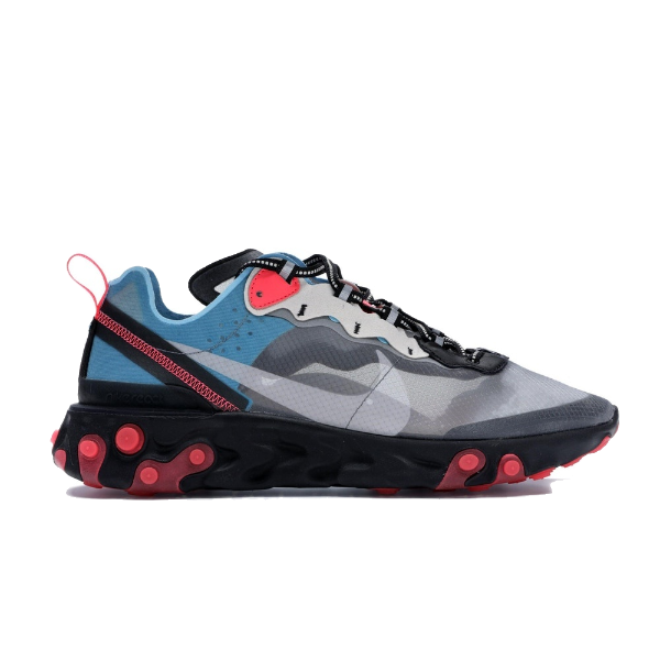 Nike React Element 87 - Blue Chill Solar Red