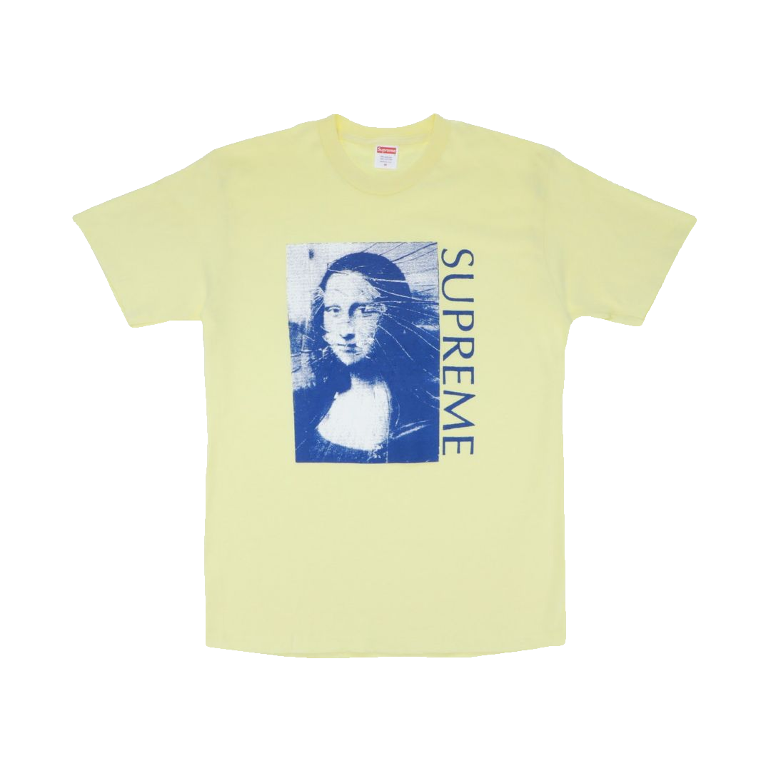 Supreme Mona Lisa Tee - Pale Yellow