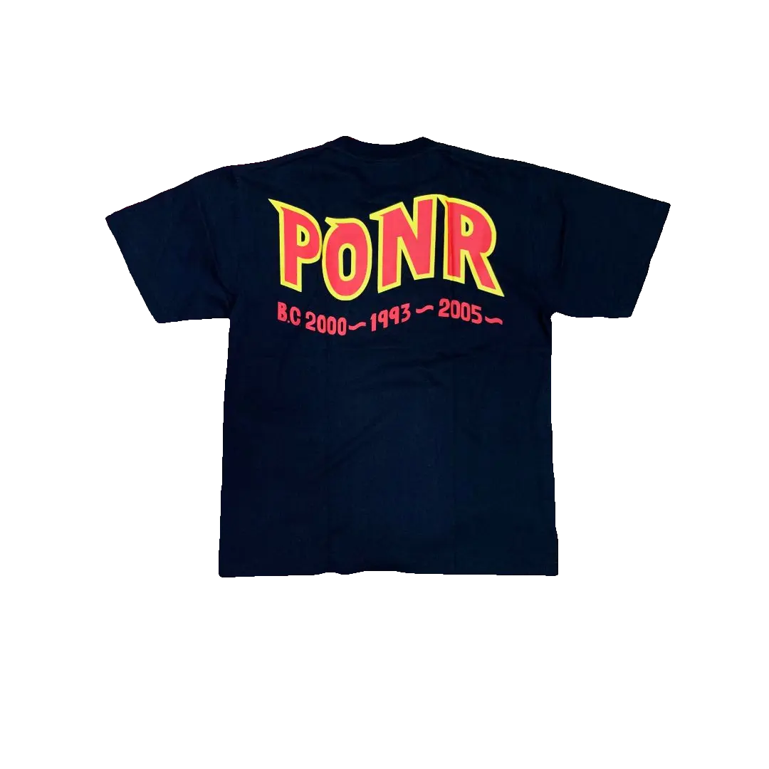A Bathing Ape Shark PONR Tee - Black Bape