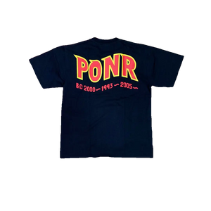 A Bathing Ape Shark PONR Tee - Black Bape
