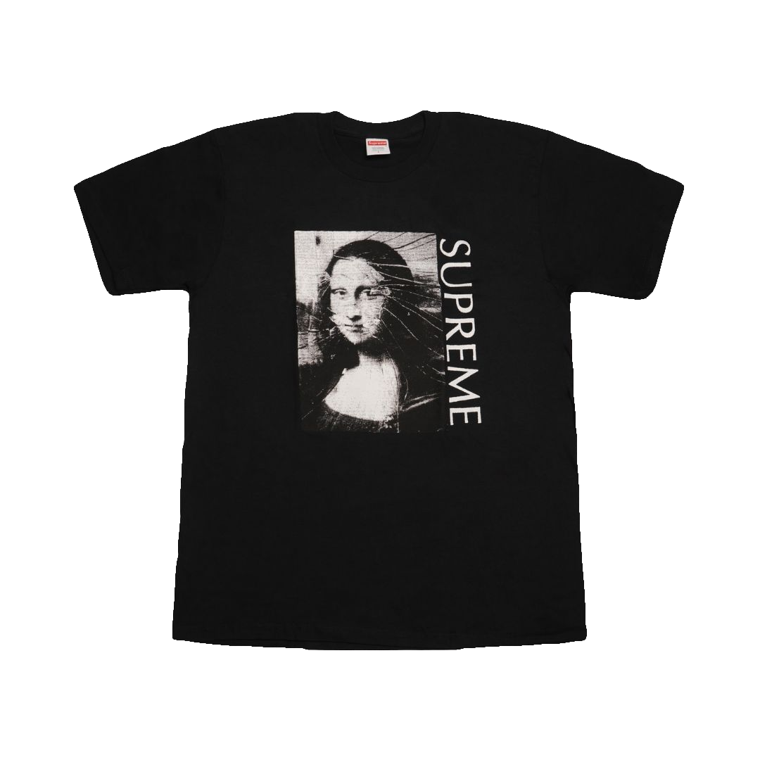 Supreme Mona Lisa Tee - Black - Used Supreme