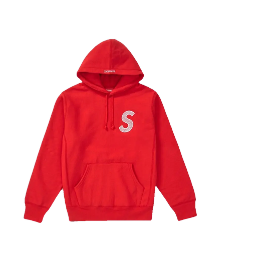 Supreme S Logo Hooded Sweatshirt - Red FW18 Supreme