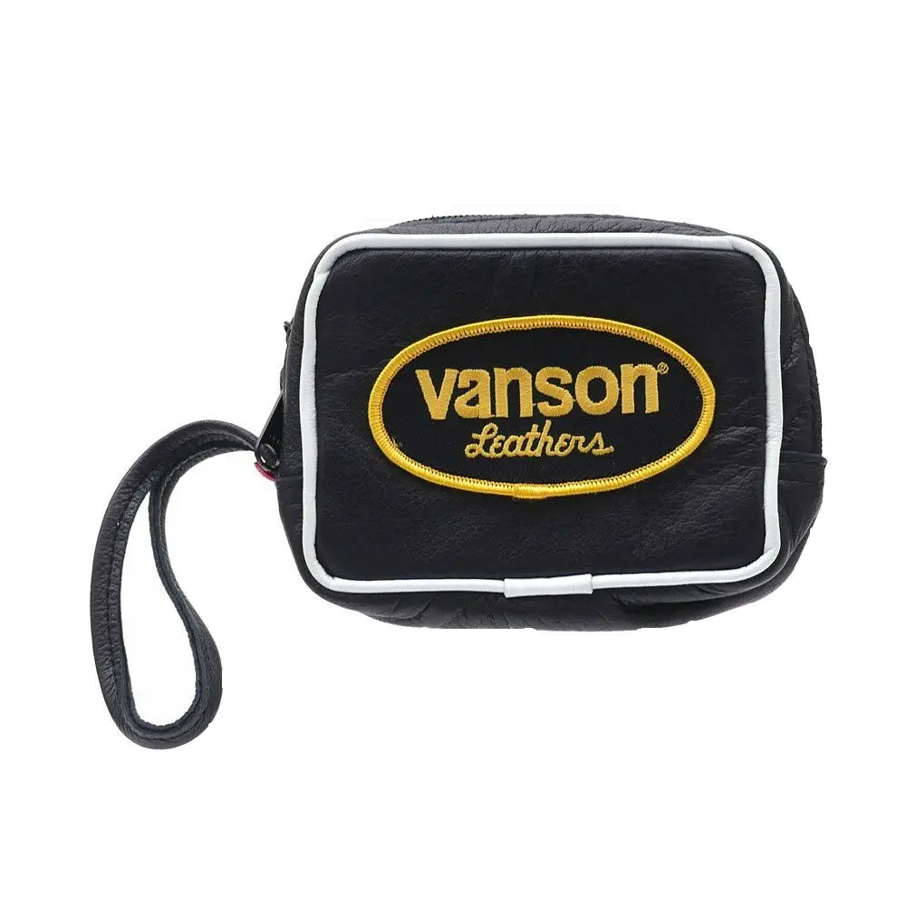 Supreme/Vanson Leather Wristbag - Black Supreme