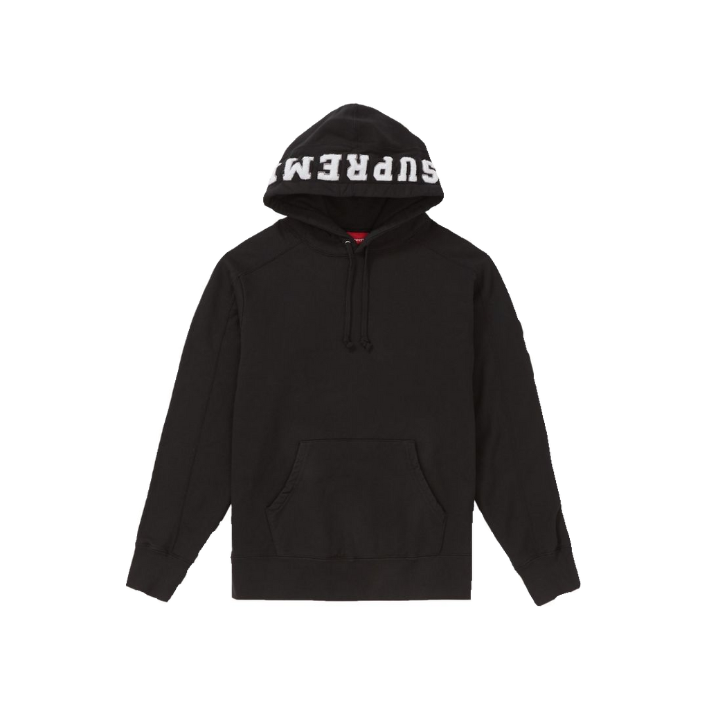 Supreme Paneled Hooded Sweatshirt - Black - Used