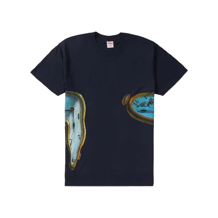 Supreme The Persistence of Memory Tee - Navy Supreme
