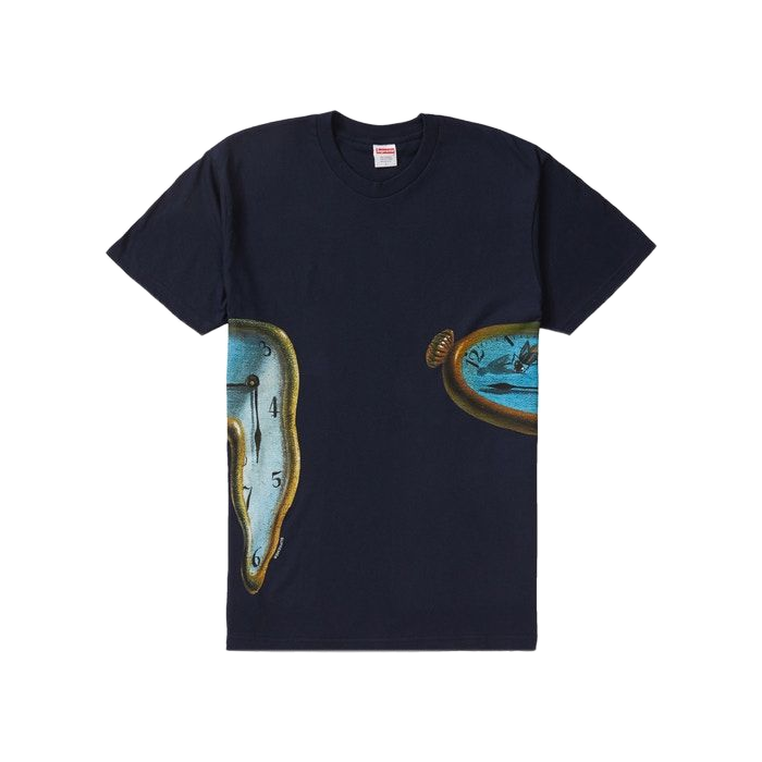 Supreme The Persistence of Memory Tee - Navy