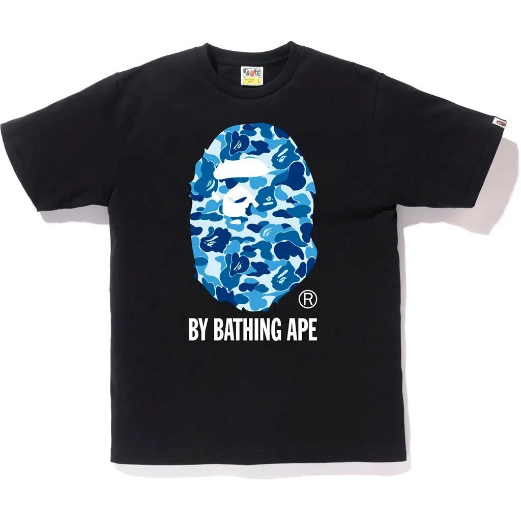 A Bathing Ape ABC By A Bathing Tee - Black/Blue Camo Bape