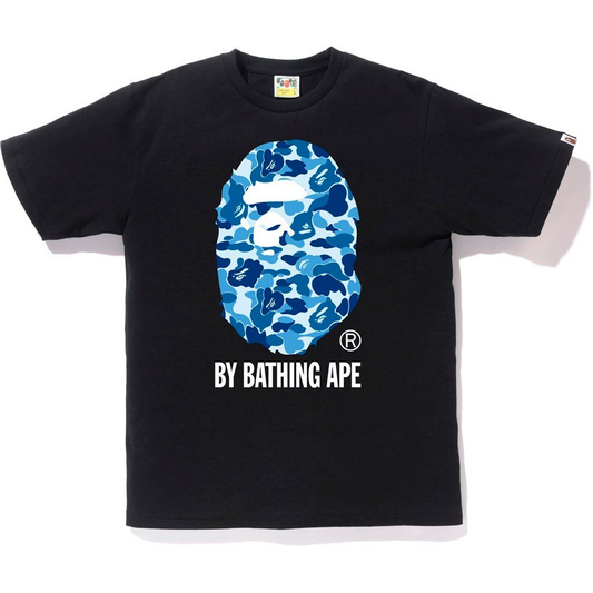A Bathing Ape ABC By A Bathing Tee - Black/Blue Camo