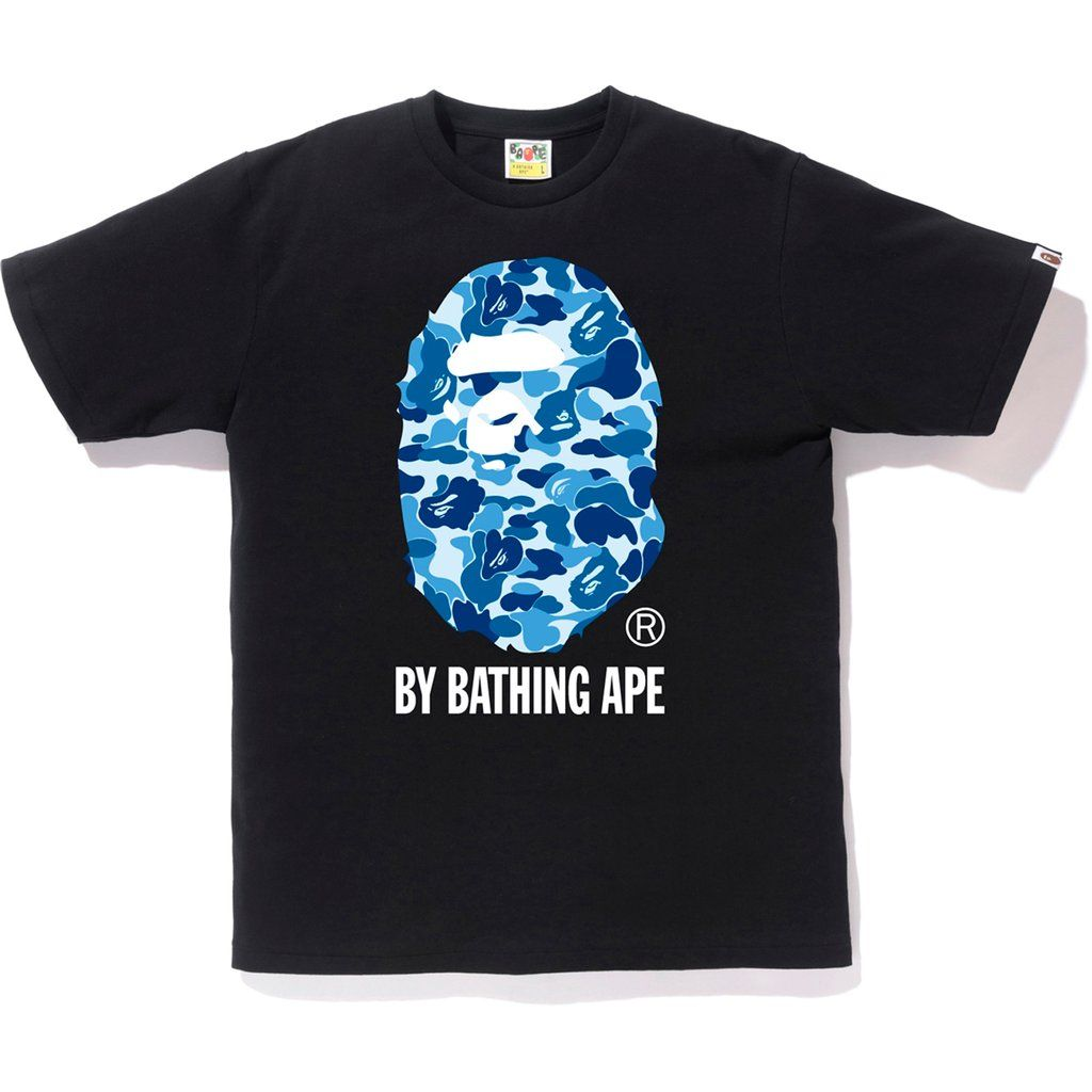 A Bathing Ape ABC By A Bathing Tee - Black/Blue Camo