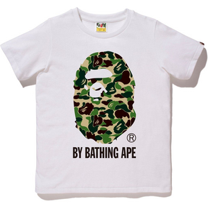 A Bathing Ape ABC By A Bathing Ape Tee - White/Green Camo