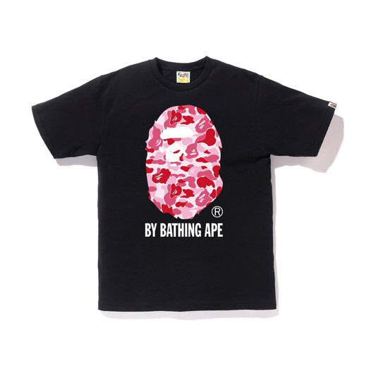 A Bathing Ape ABC By A Bathing Ape Tee - Black/Pink Camo