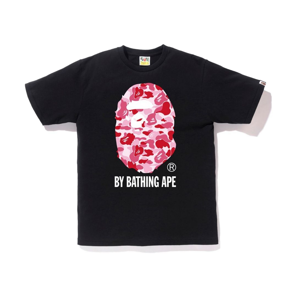 A Bathing Ape ABC By A Bathing Ape Tee - Black/Pink Camo