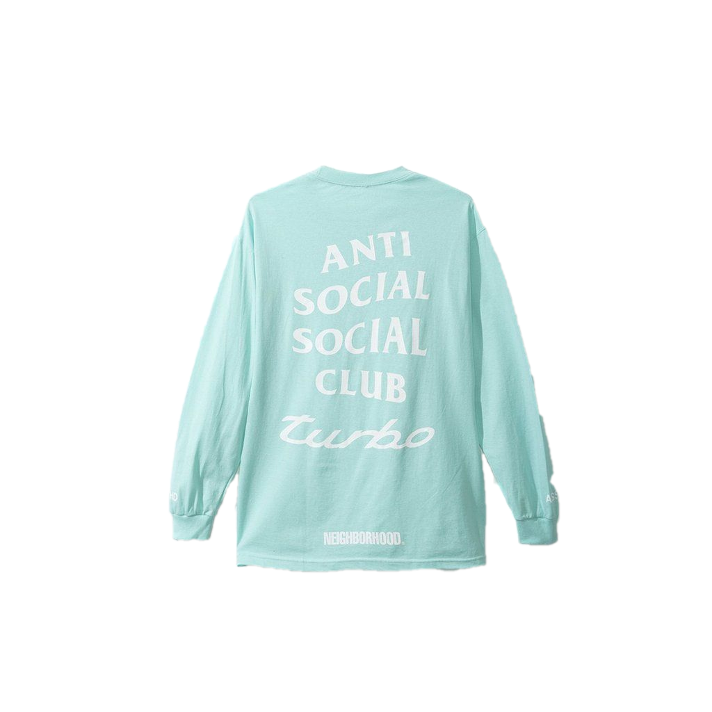 Anti Social Social Club x Neighborhood Turbo Long Sleeve - Aqua