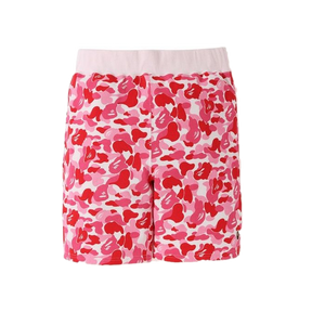 A Bathing Ape ABC One point Sweat Shorts - Pink Camo