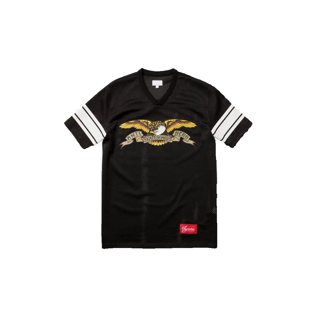 Supreme x Anti Hero Football Top - Black - Used Supreme