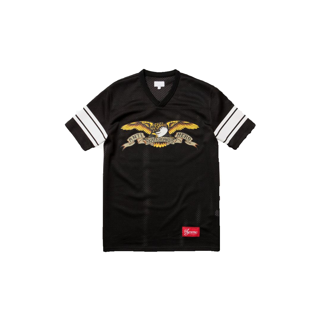 Supreme x Anti Hero Football Top - Black
