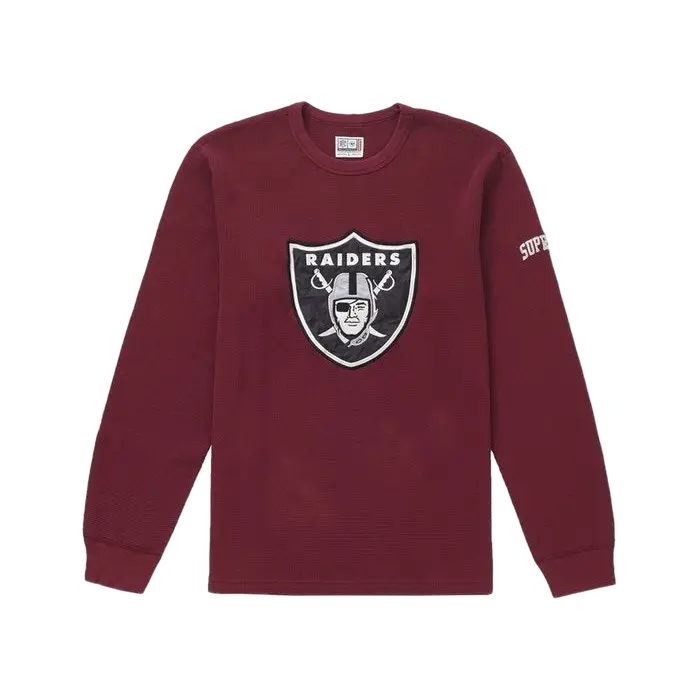 Supreme NFL x Raiders x '47 Thermal - Maroon Supreme