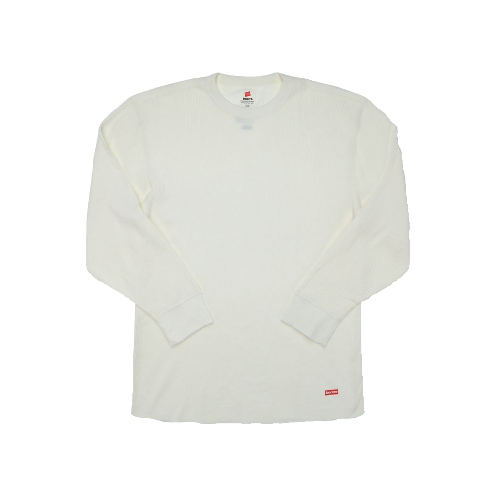 Supreme Hanes Thermal Crew - Natural