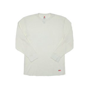 Supreme Hanes Thermal Crew - Natural