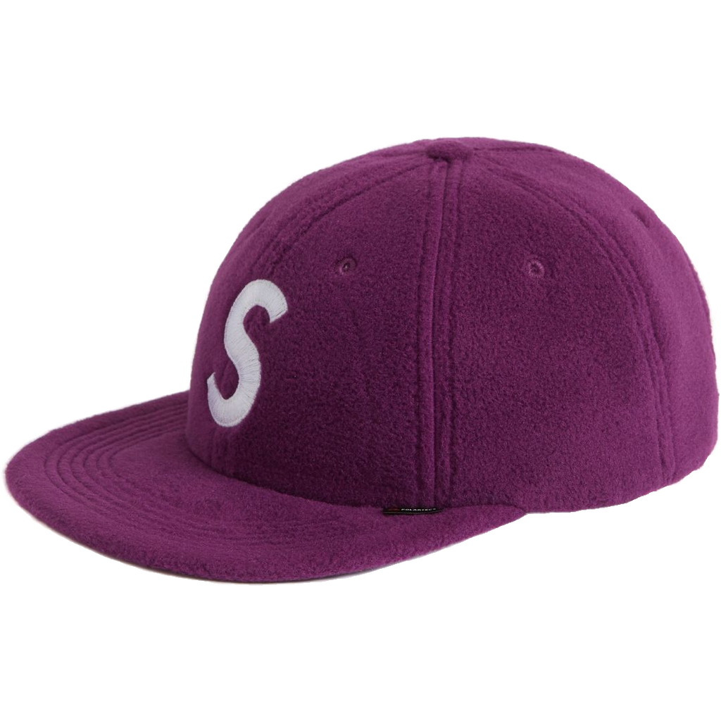 Supreme Polartec S Logo 6-Panel - Purple - Used
