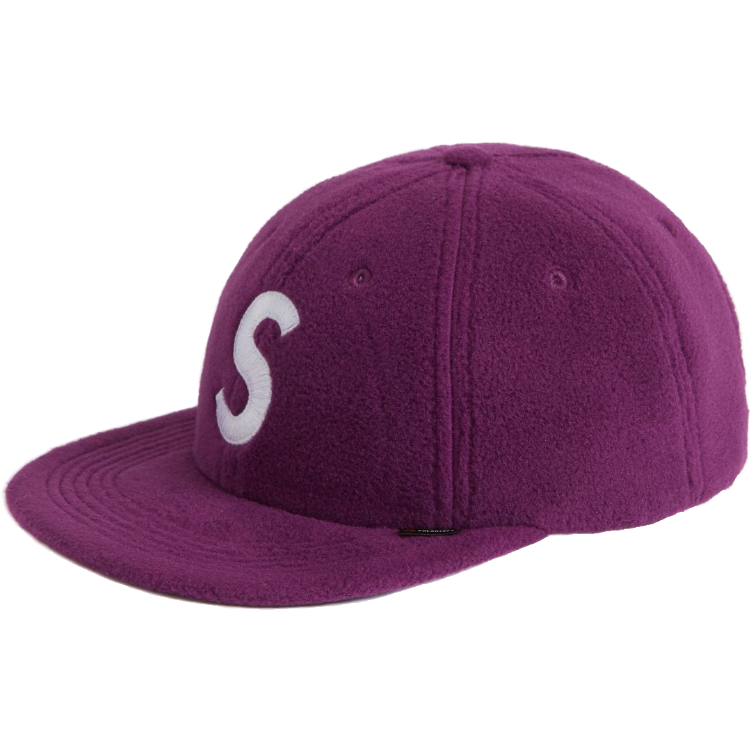 Supreme Polartec S Logo 6-Panel - Purple - Used