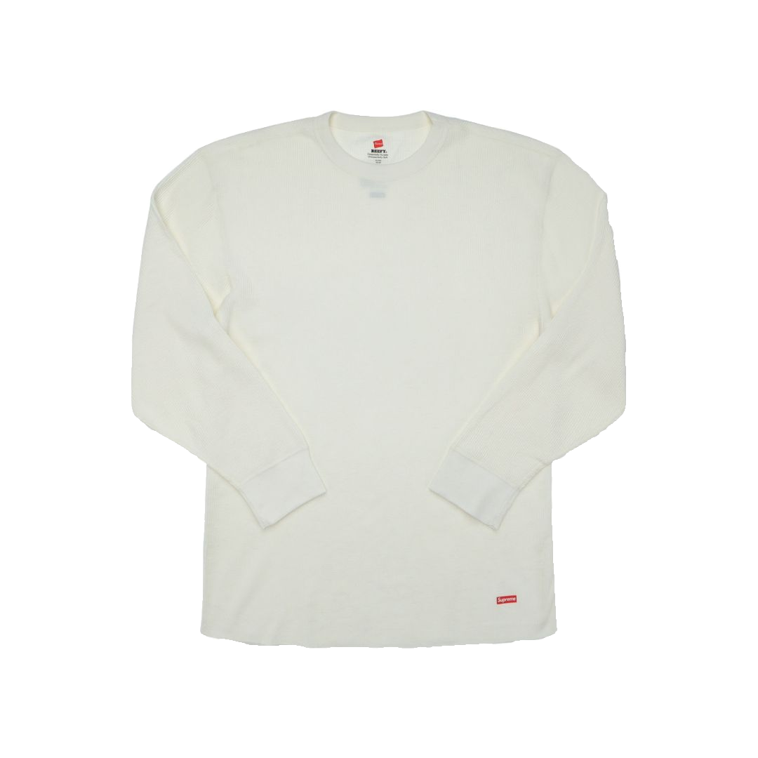 Supreme Hanes Thermal Crew - Natural