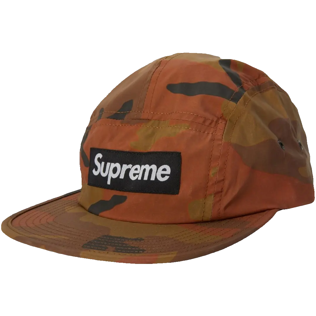 Supreme Reflective Camo Camp Cap - Orange Camo Supreme