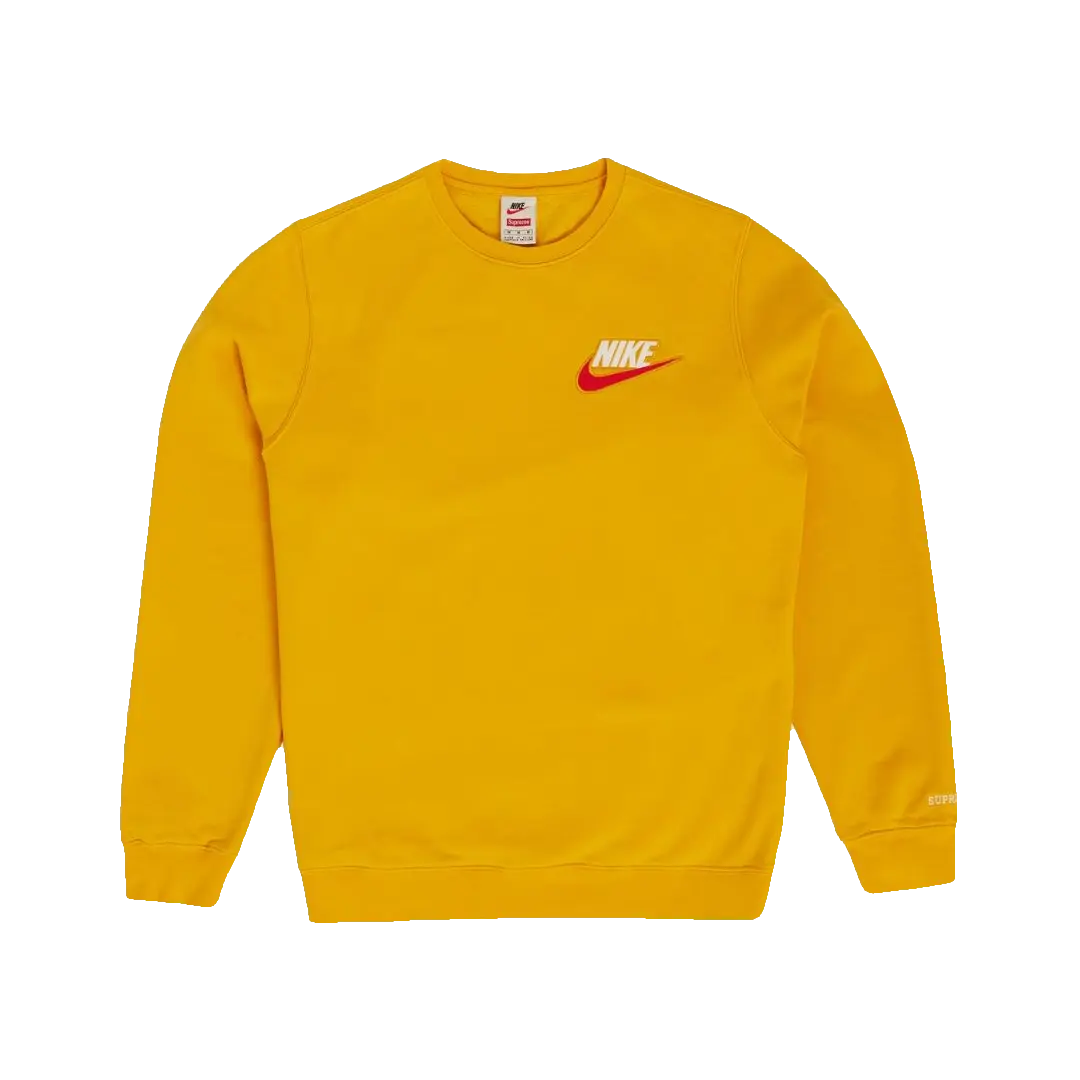 Supreme/Nike Crewneck - Mustard Supreme