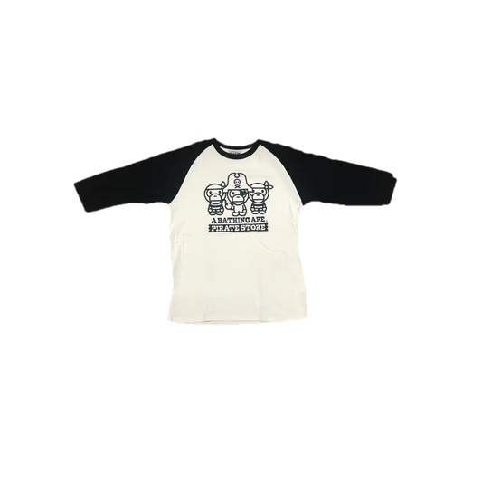 A Bathing Ape Pirate Tee - White Bape