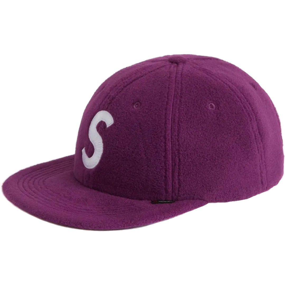 Supreme Polartec S Logo 6-Panel - Purple Supreme