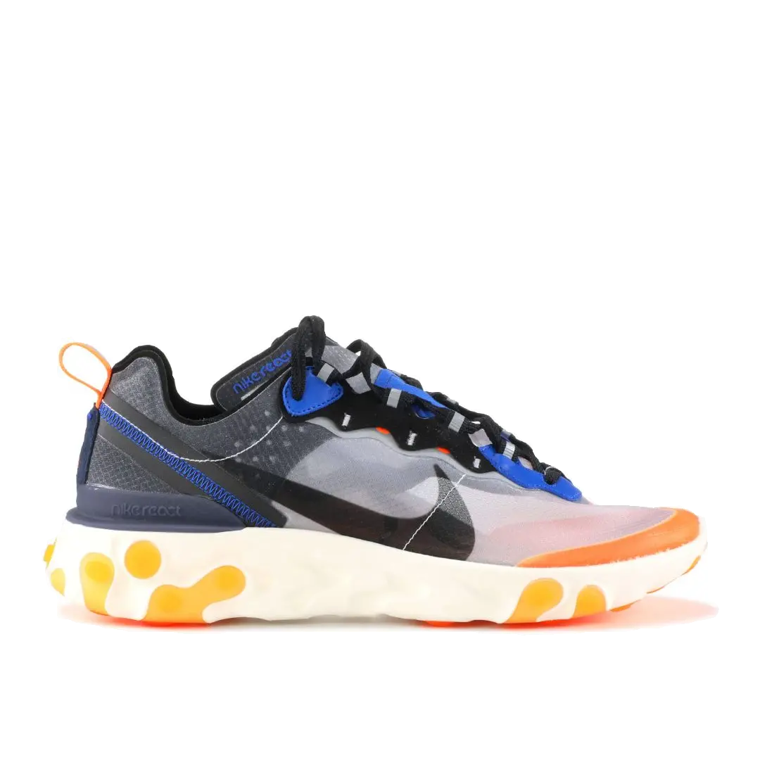 Nike React Element 87 - Thunder Blue/Total Orange Nike